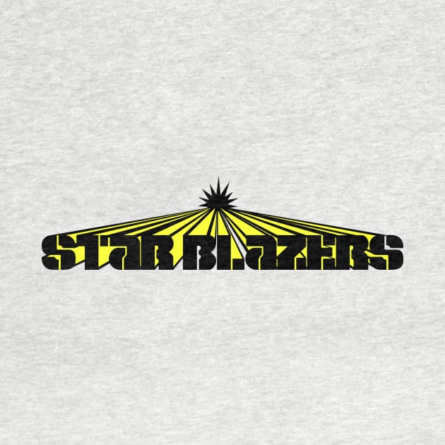 Star Blazers Logo - Black and Yellow by MalcolmDesigns